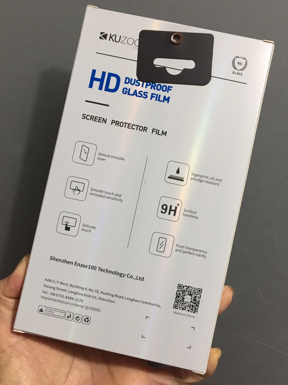 Cường lực full màn hình cho điện thoại ip 12 Series Kuzoom 9D - Hàng chính hãng