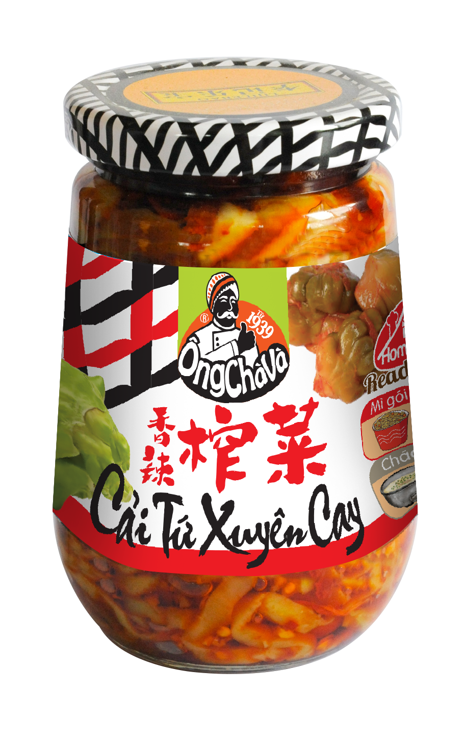 Combo Cải Tứ Xuyên Ông Chà Và 338g