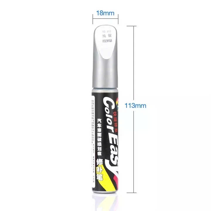 Bút tẩy xóa vết trầy xước dăm, xước lộ màu trên ô tô xe máy màu đen