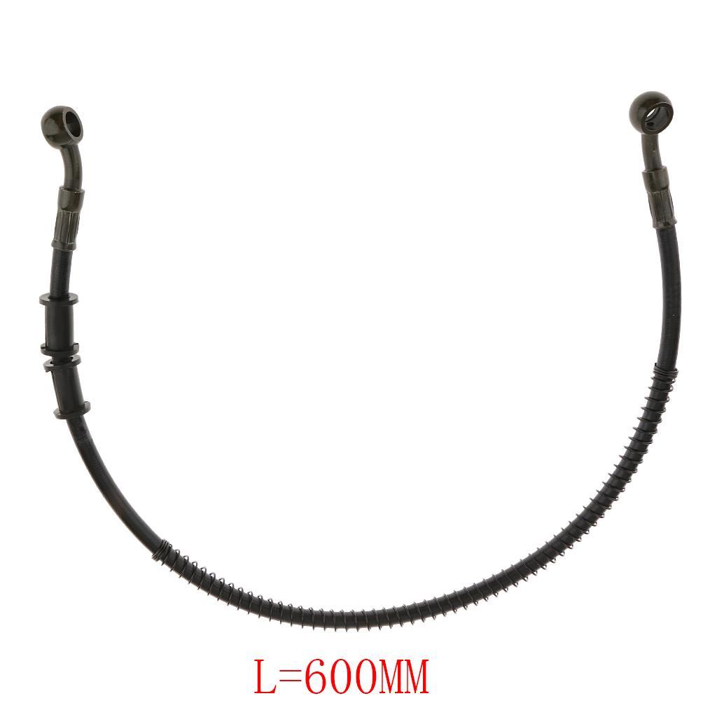 2Pcs Motorcycle ATV Pit Bike Brake Clutch Oil Hose Line Pipe 60cm & 70cm