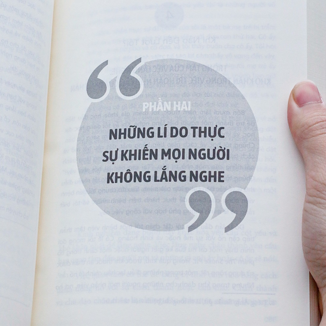Sách: Nghệ Thuật Lắng Nghe Để Cải Thiện Các Mối Quan Hệ - ảnh 10