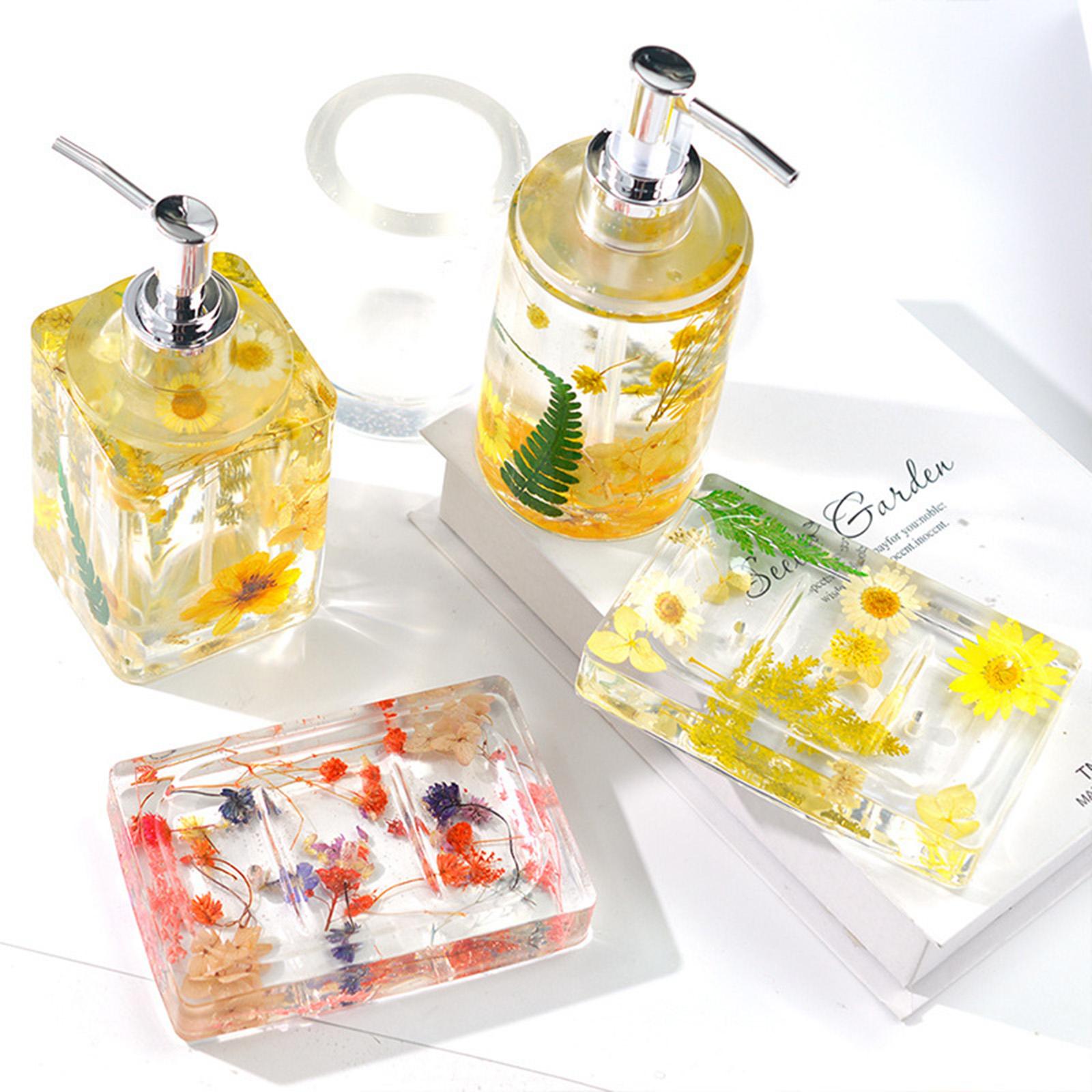 Pump Bottle Silicone Mold Perfume Soap Bottle Mold DIY Resin Craft
