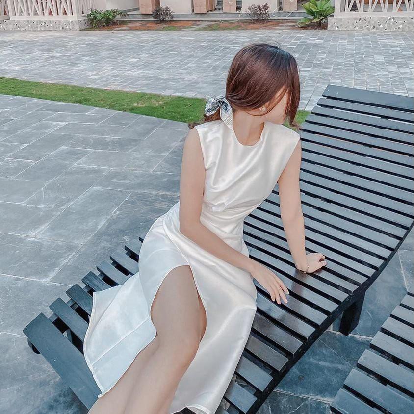 Đầm dự tiệc xẻ tà sang trọng