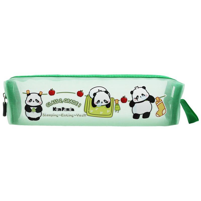 Bóp Viết Nhựa Trong Hình Gấu Trúc Kun Panda - iiGEN Z2912 - Màu Xanh Lá