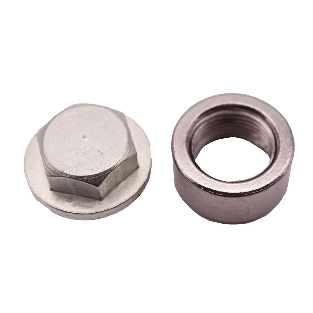 4x Steel Weld On Exhaust Fitting Oxygen O2 Sensor Bung M18x1.5 Thread 18mm