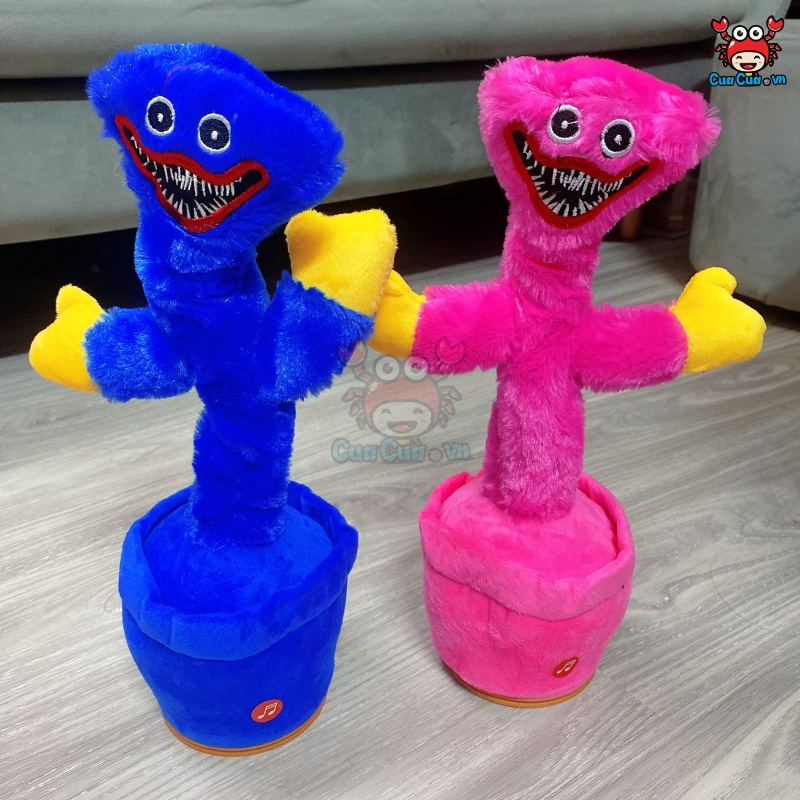 Cây xương rồng huggy wuggy poppy playtime nhảy múa biết nói tiếng việt nhại giọng, đồ chơi trẻ em cho bé học hát vui vẻ