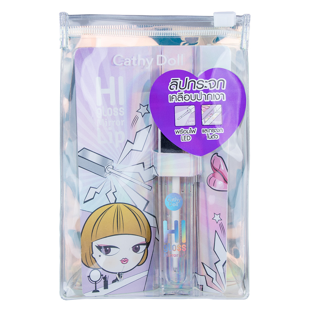 Son bóng kèm gương Cathy Doll Hi Gloss Mirror Lip