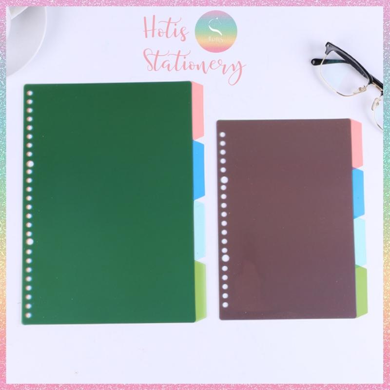 Bìa phân trang nhiều màu - Phụ kiện sổ còng binder A5/ B5/ A4