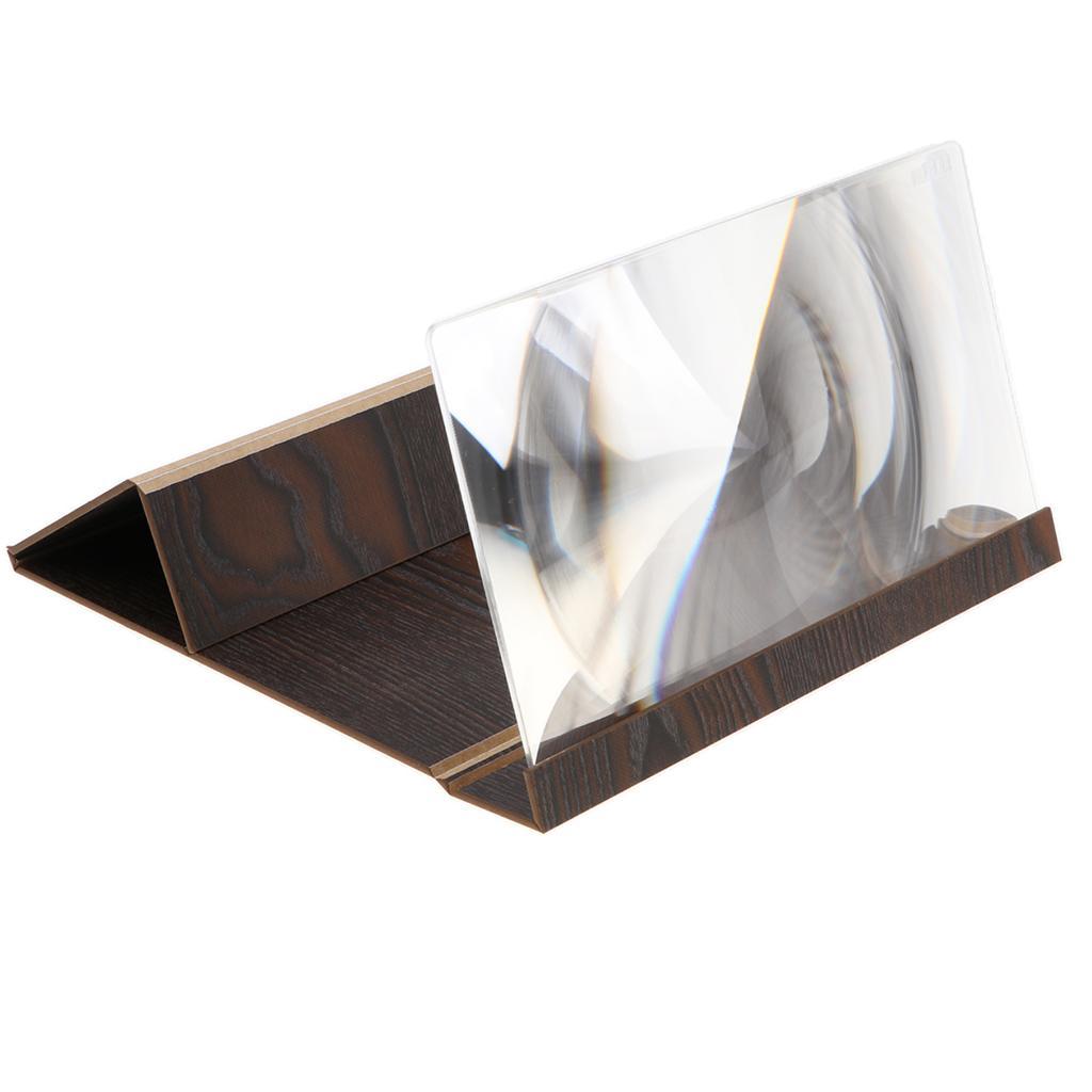 Phone Screen Magnifier 3D Video Screen Amplifier Expander Bracket Black