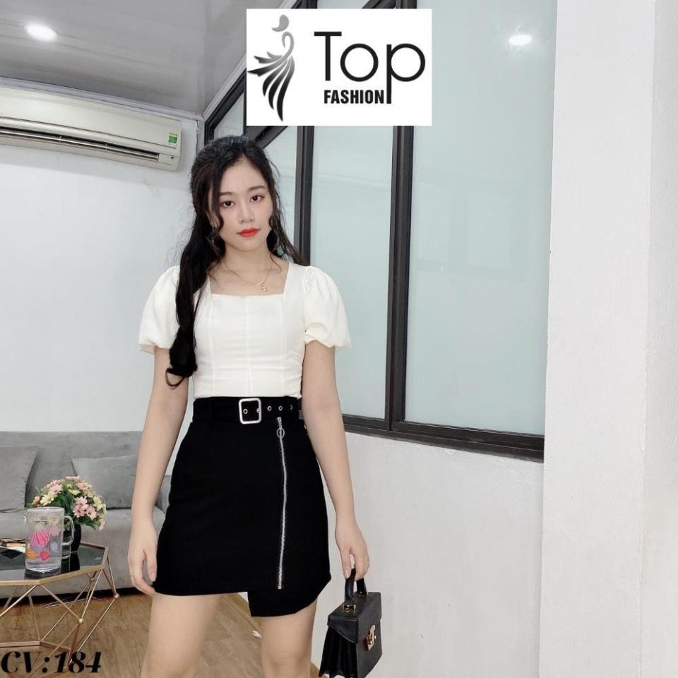 Chân Váy Chữ A Kèm Đai Mang Phong Cách Hàn Quốc, Có Quần Đùi Bên Trong Co Dãn 4 Chiều