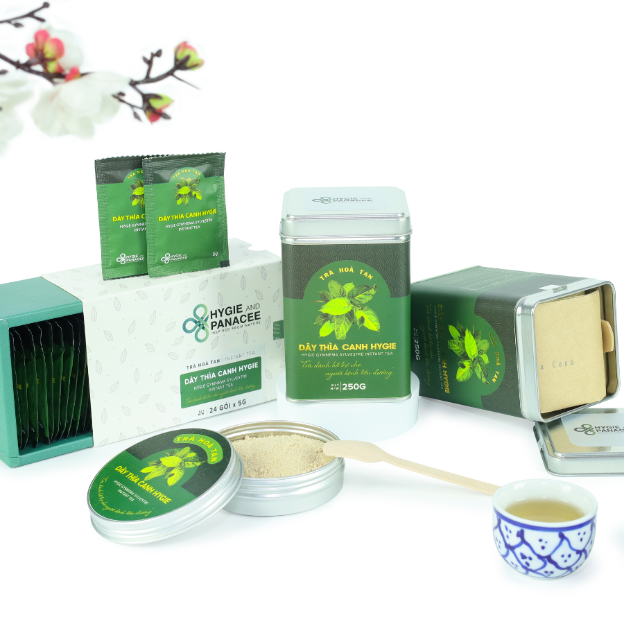 Trà Dây Thìa Canh Hygie - Dành cho người tiểu đường - béo phì - cao huyết áp