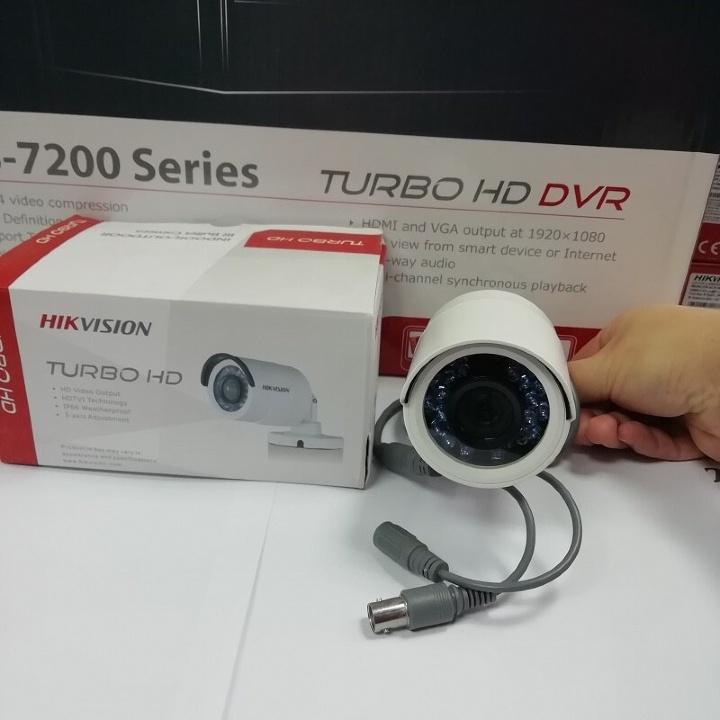 Camera Hikvision HD TVI 2.0Mpx 1080p ngoài trời DS-2CE16D0T-IRP (2.8mm) - Hàng Nhập Khẩu