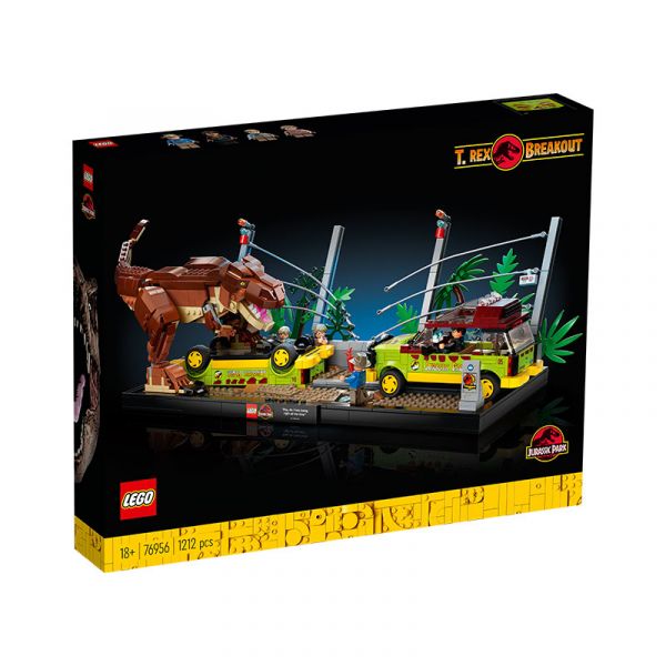 BỘ LẮP RÁP LEGO JURASSIC 76956 KHỦNG LONG BẠO CHÚA XỔNG CHUỒNG