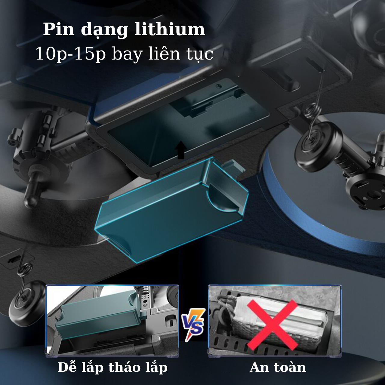 Đồ chơi máy bay điều khiển từ xa giá rẻ V27 Trang bị Camera 4K Nâng cấp hơn V17 - Tặng kèm pin điều khiển