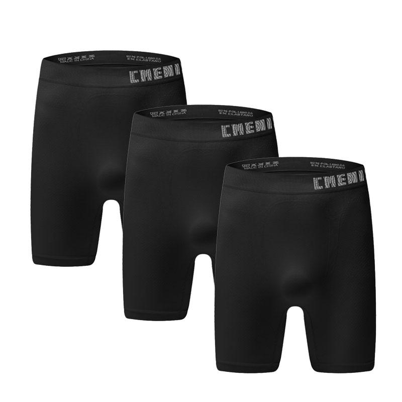 3 Thời Trang Ngủ Nhiệt Quần Lót Nam Boxer Homme Sọc Thoải Mái Áo Lót Nam Boxer Võ Sĩ Dài Quần Lót Boxer