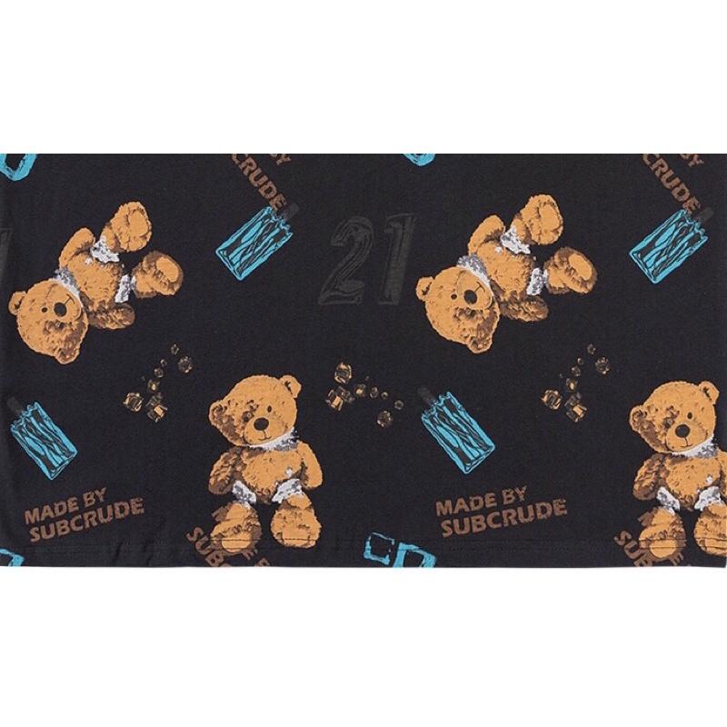 HÀNG MỚI VỀ Áo thun tay lỡ form rộng BEAR 21 - Hàng QC cao cấp