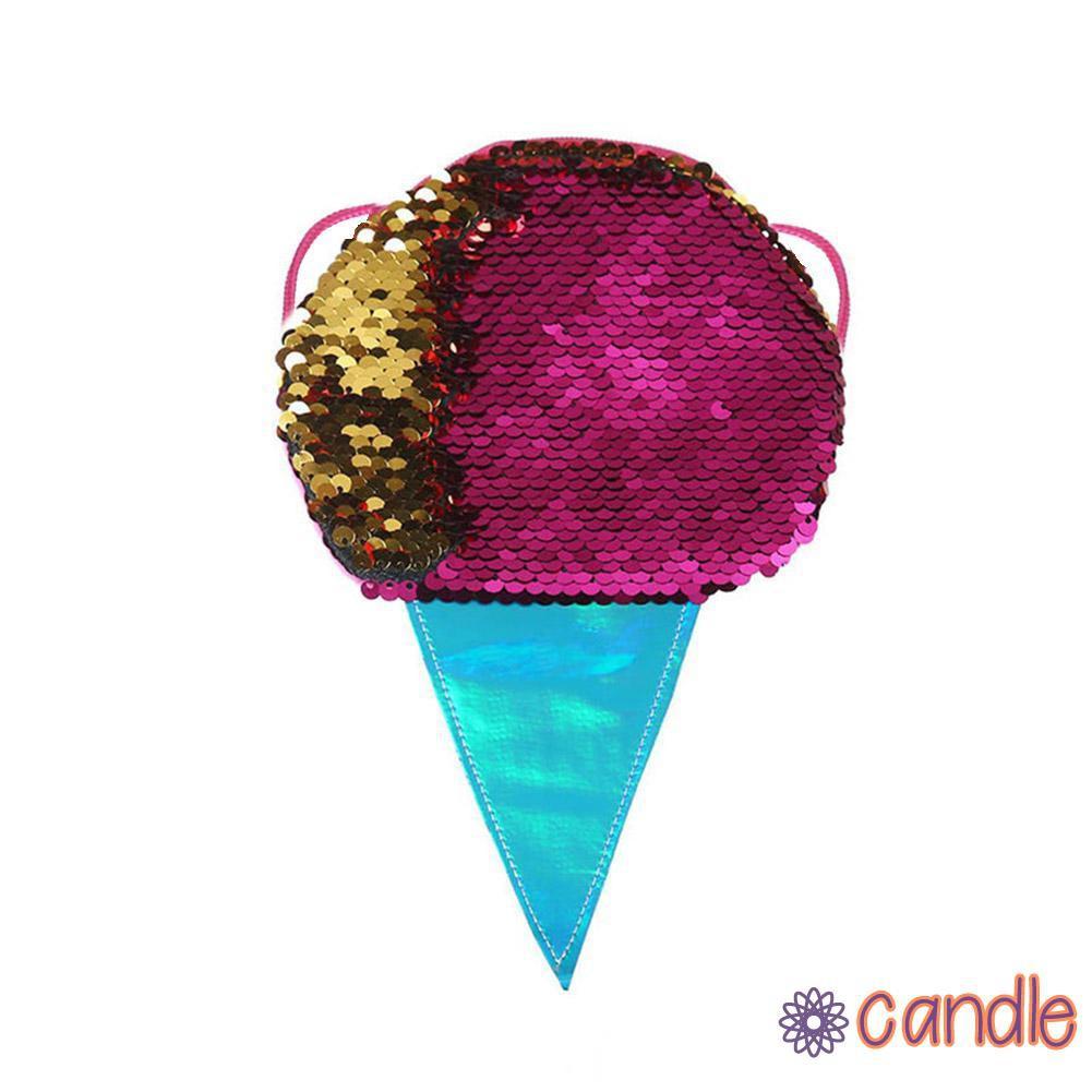 Túi Đeo Chéo Đính Kim Sa Lấp Lánh Dễ Thương Cho Nữ