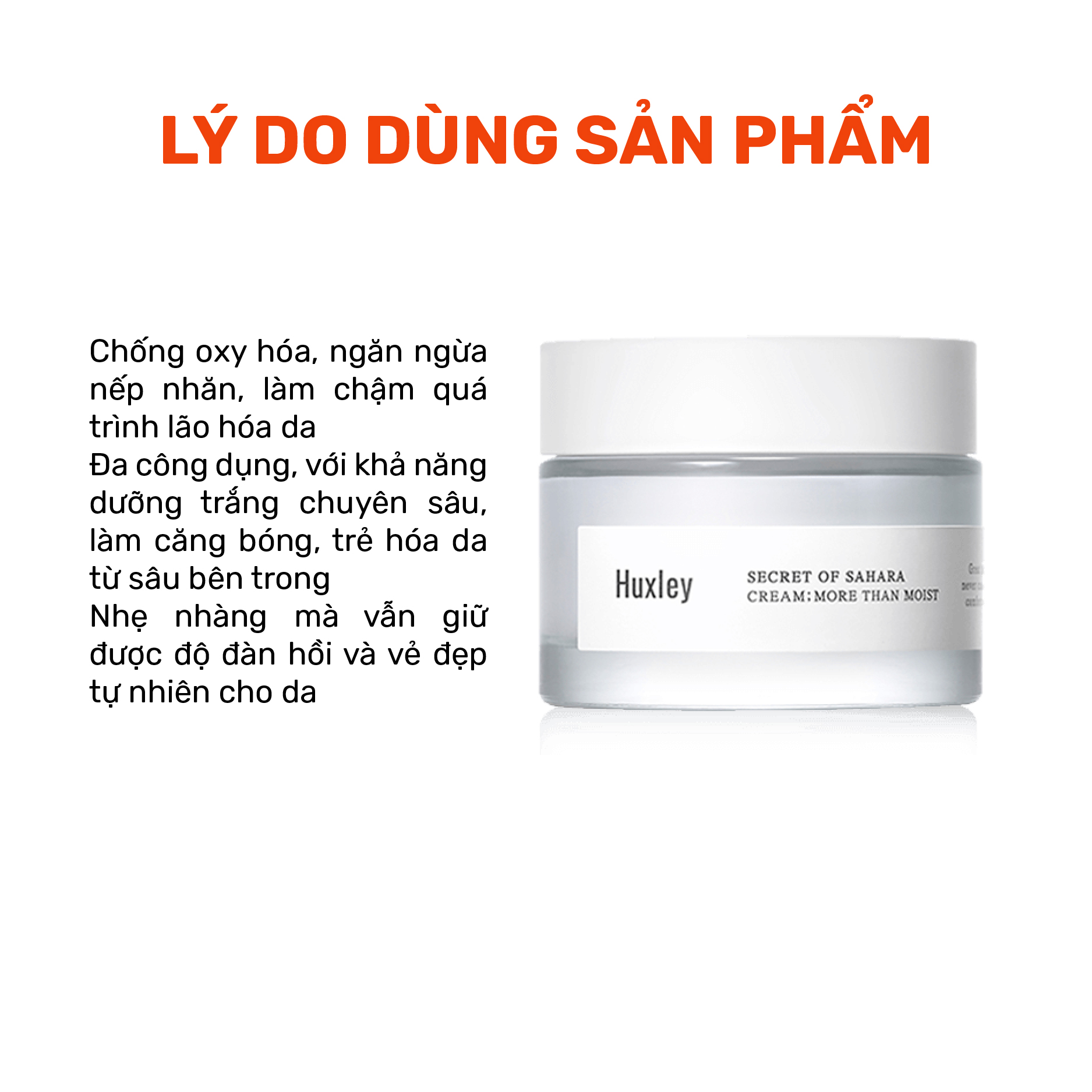 Kem Dưỡng Ẩm Chuyên Sâu Cho Da Rất Khô Và Viêm Da Cơ Địa Huxley Cream More Than Moist 50ml