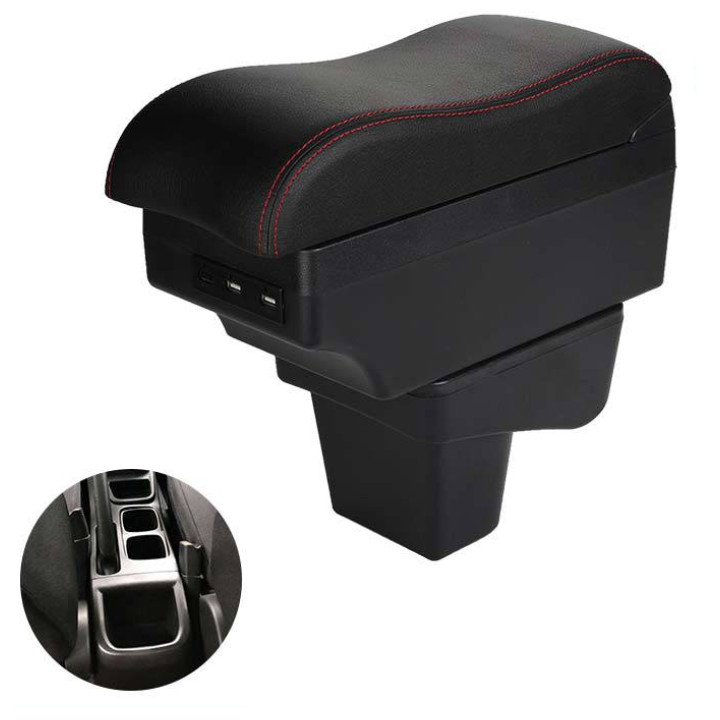 Hộp tỳ tay xe hơi cao cấp dành cho xe Suzuki Vitara tích hợp 6 cổng USB