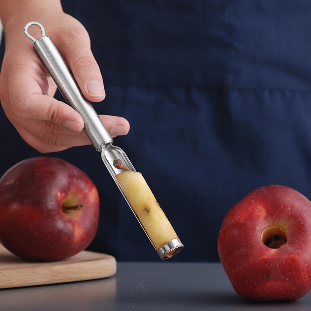 Stainless Steel Core Seed Remover Fruit Apple Pear Corer Easy Kitchen Tool, for