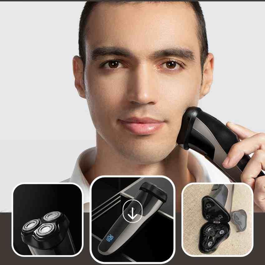 Máy cạo râu Enchen Blackstone 5S chống nước IPX7, pin sạc bền bỉ, lưỡi kép vành mỏng 0.9mm