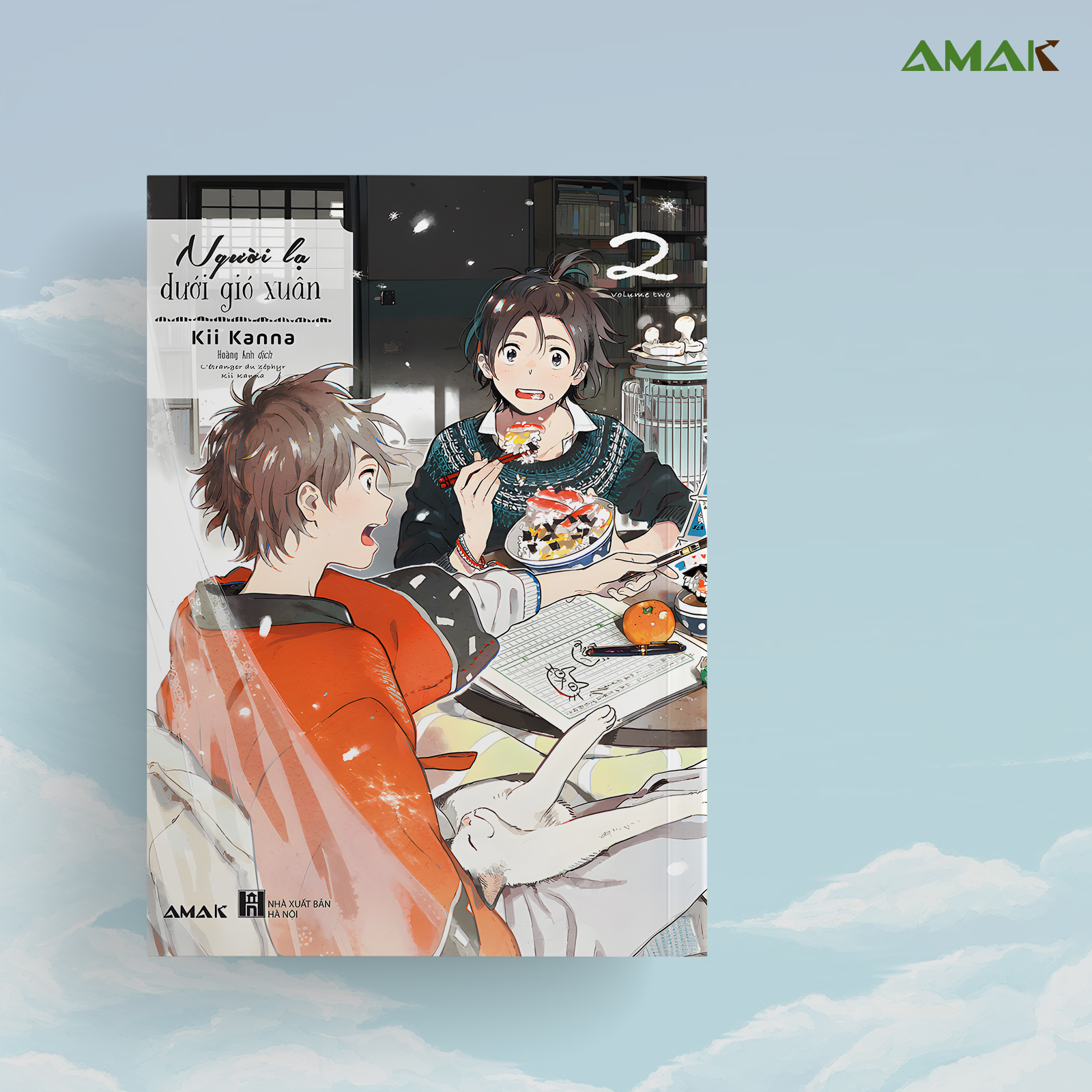 [Manga] Người Lạ Dưới Gió Xuân Amakbooks- Tập 2 (L'étranger du zéphyr) - Amakbooks