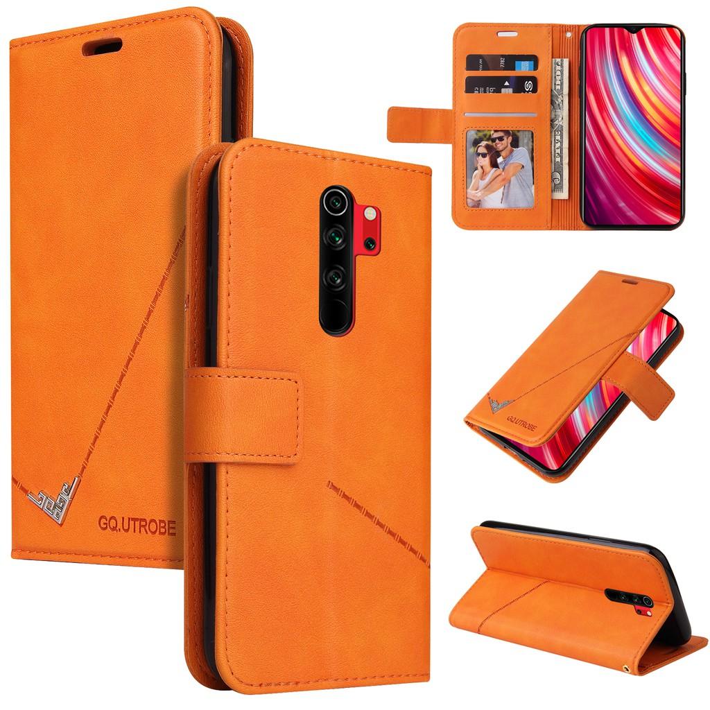 Ốp điện thoại da PC PU cứng dạng ví nắp lật cho Xiaomi Redmi Note 8 Pro Note 8T Note 7 Redmi 8 8A 7A