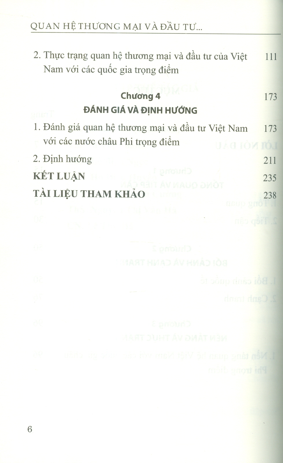 Quan Hệ Thương Mại Và Đầu Tư Của Việt Nam Với Một Số Quốc Gia Châu Phi Trọng Điểm: Bối Cảnh Mới, Định Hướng Mới (Sách Chuyên Khảo)