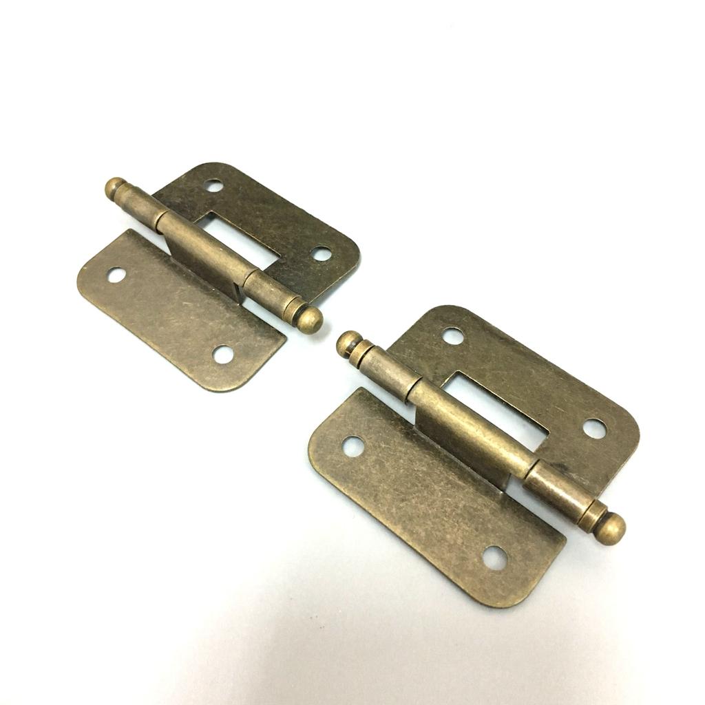 Vintage Antique Brass Mini Hinges for Wooden Furniture Box Hardware