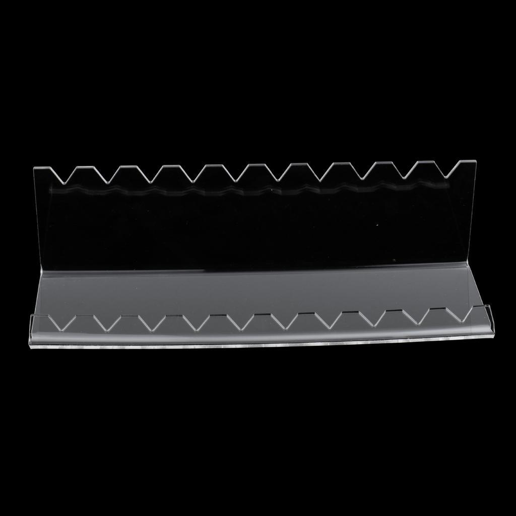 Clear Makeup Brush Eyeshadow Brow Pencil Pen Display Stand Organizer Holder