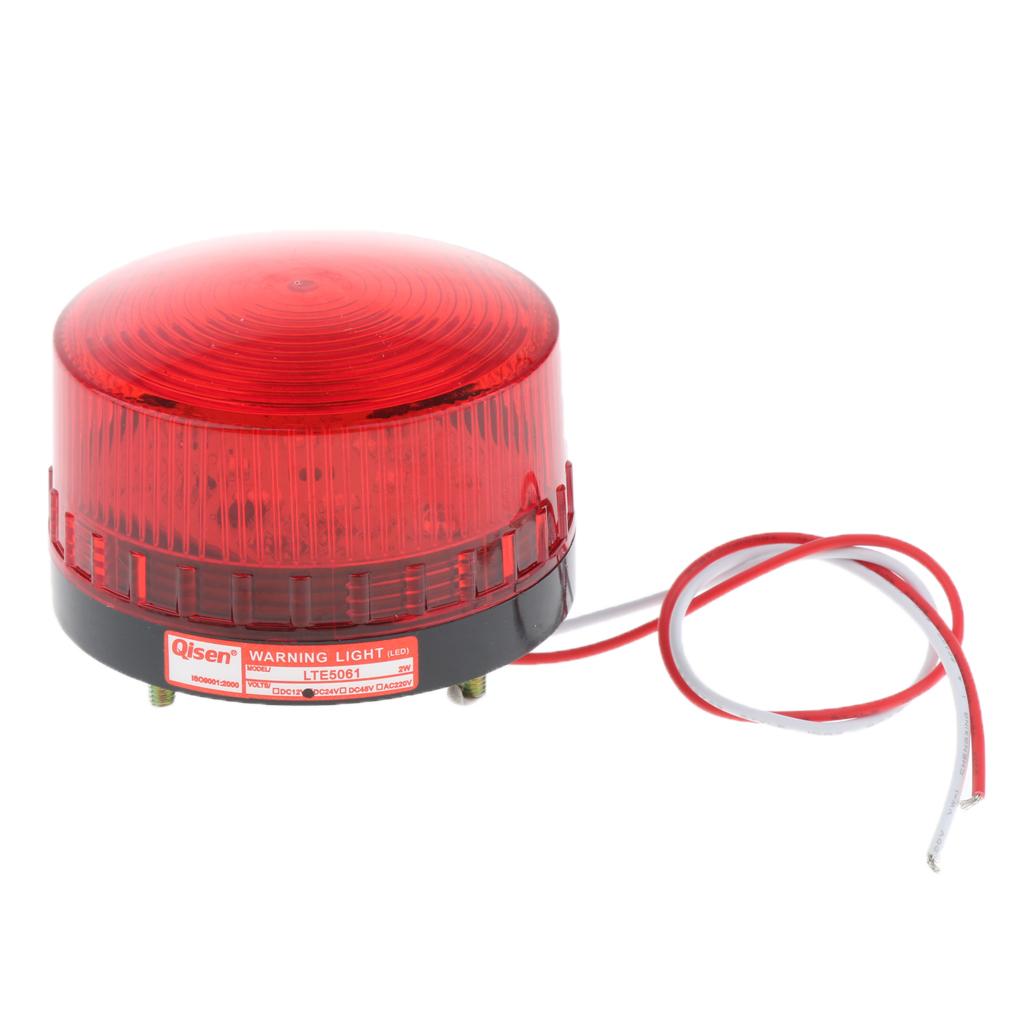 24V Luôn Cảnh Báo Tín Hiệu Tròn Đèn Hiệu Ngành Công Nghiệp Đèn Nhà Xưởng Đỏ