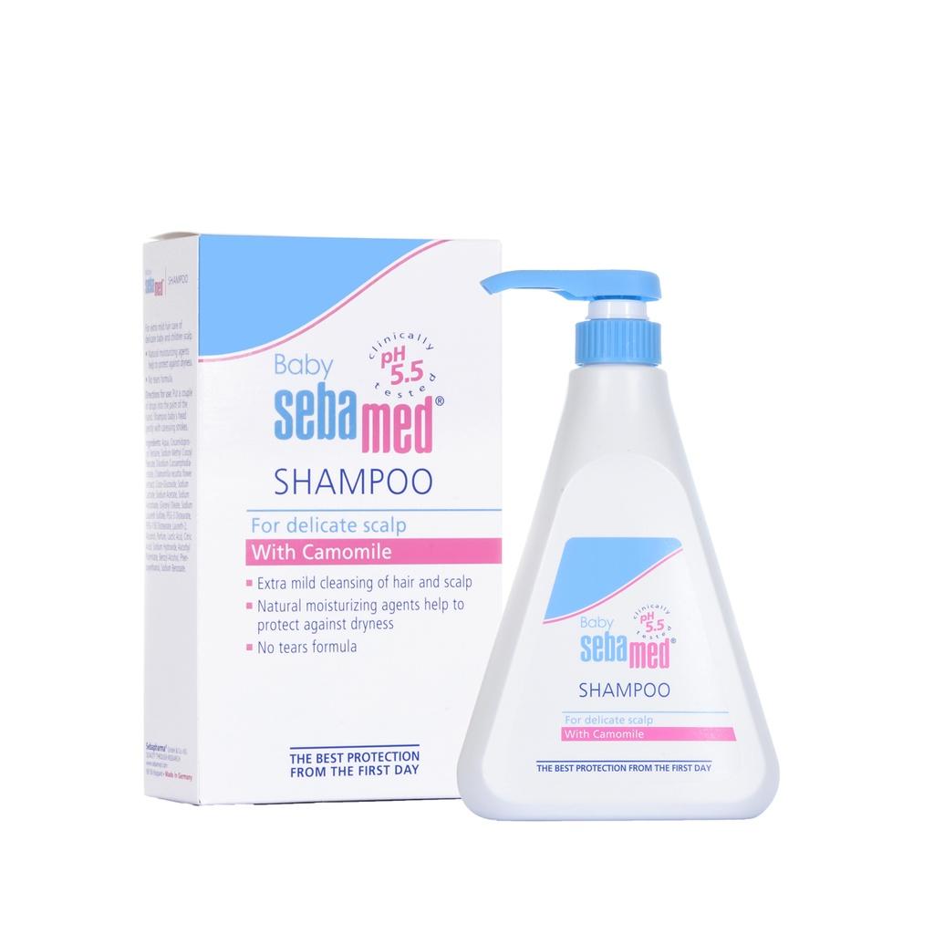 Dầu gội dịu nhẹ không cay mắt cho bé Sebamed Baby Children's Shampoo pH5.5 500ml