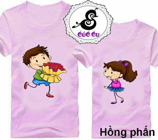 Áo đôi màu trắng cực đẹp