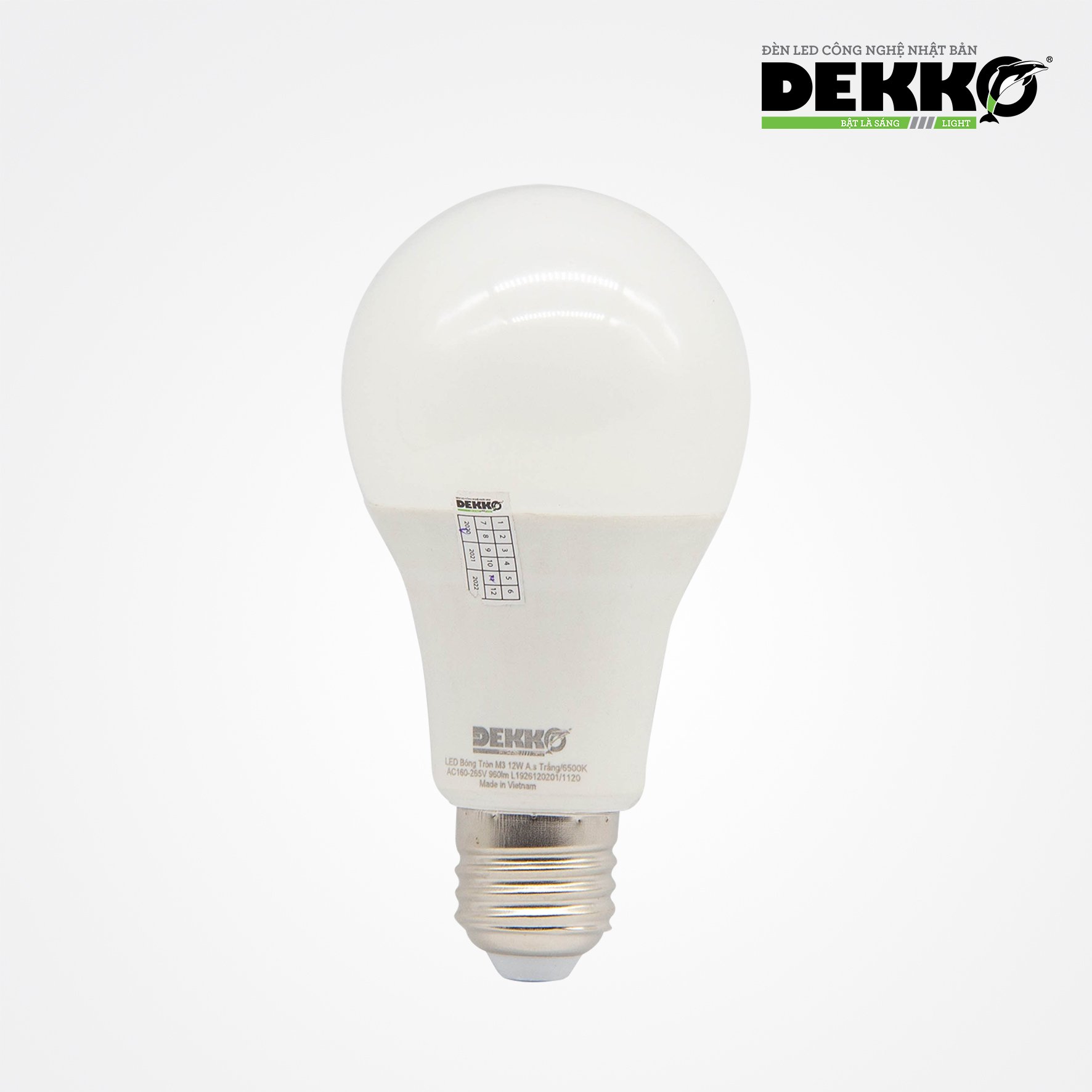 BÓNG ĐÈN LED TRÒN 2203 DEKKO 9W SIÊU TIẾT KIỆM ĐIỆN - ĐỘ BỀN LÊN TỚI 15 NĂM