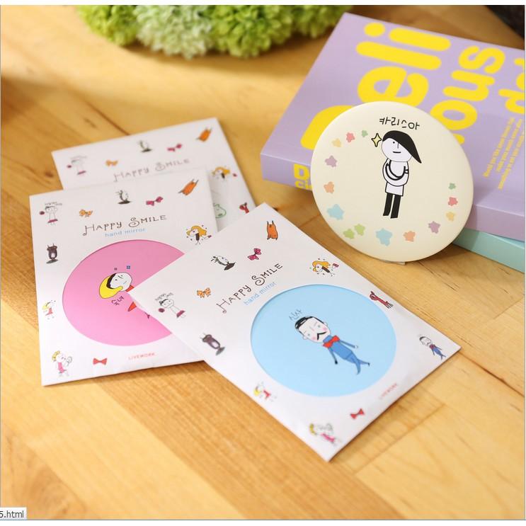 Set 10 gương mini nhiều mẫu