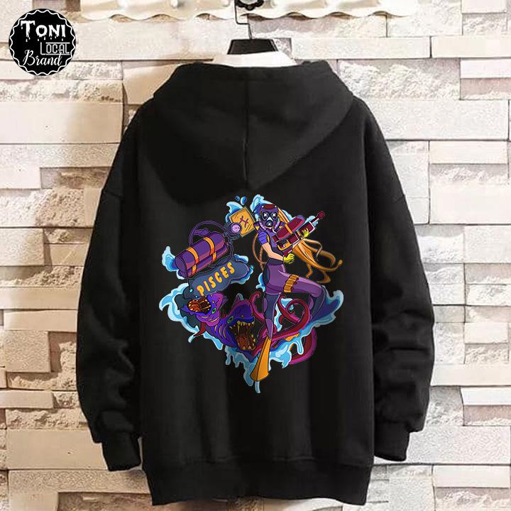 Áo Hoodie Local Brand Unisex SONG NGƯ Nỉ Bông Form Rộng Full Box