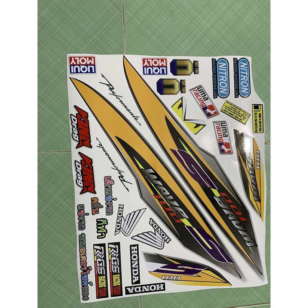 Tem wave S vàng đen 2006-2021