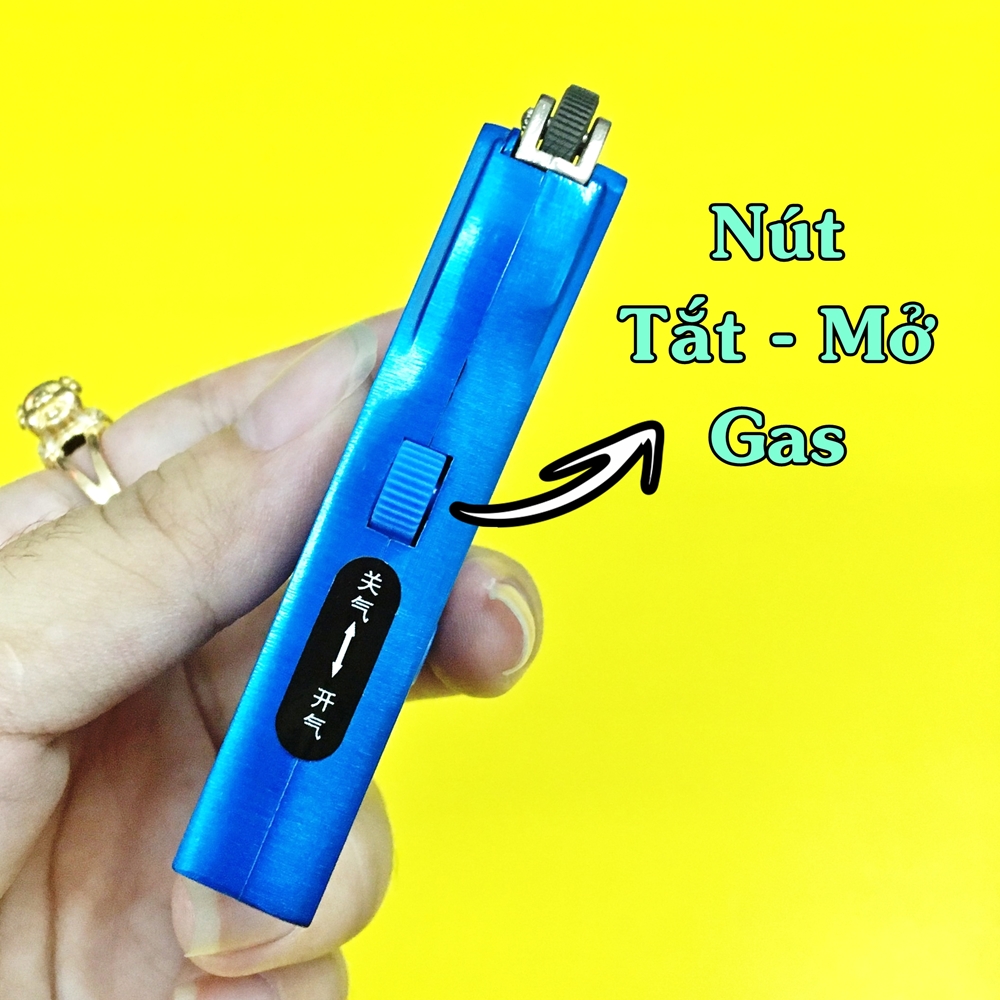 Bật Lửa 2in1 Hình Sung 2 lửa ( lửa thường và lửa ngọn tia xanh ) xài Gas - Đẹp Độc Lạ ( Giao màu ngẫu nhiên )