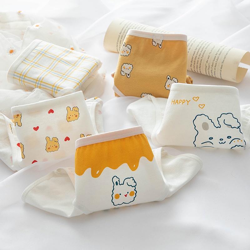 Quần Lót Nữ Cotton Hình Thỏ Ngang Eo Thời Trang . Hàng Loại Đẹp.