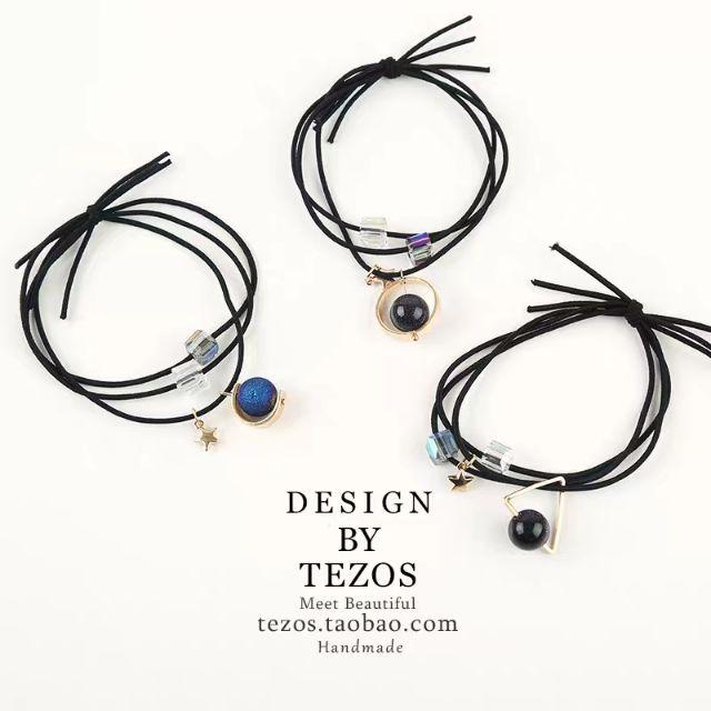 Cột tóc nữ kèm pha lê sang chảnh