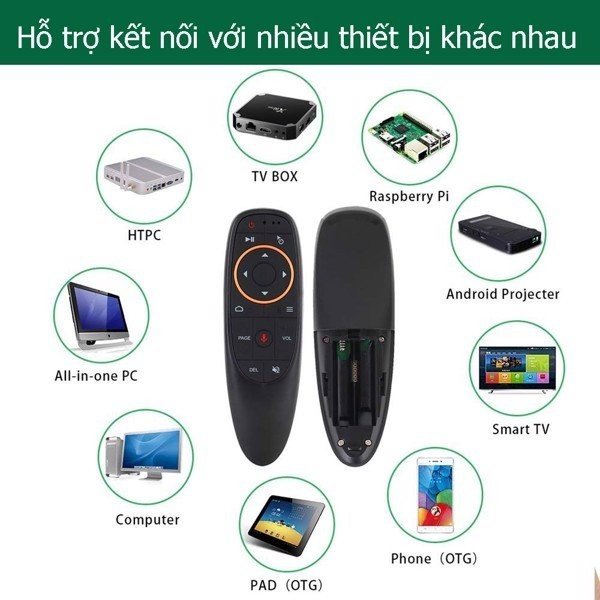 Remote Chuột Bay Không Dây G10S Đa Năng Tích Hợp Tìm Kiếm Bằng Giọng Nói