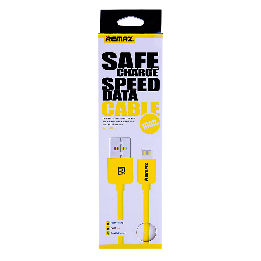 CÁP SẠC LIGHTNING REMAX RC-006I