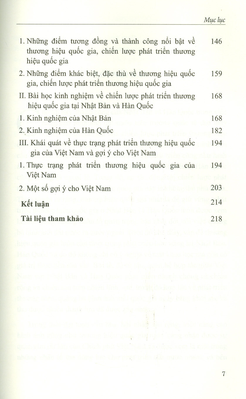 Chiến Lược Phát Triển Thương Hiệu Quốc Gia Ở Nhật Bản Và Hàn Quốc - Gợi Ý Cho Việt Nam (Sách chuyên khảo)