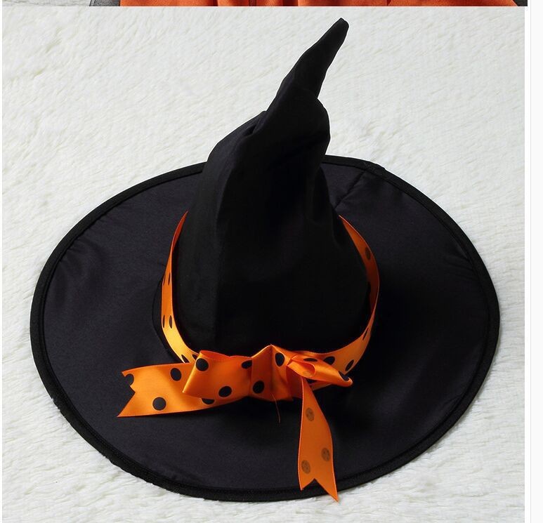 Đầm hóa trang phù thủy kèm nón Halloween cho bé (không gồm chổi và vớ quần)
