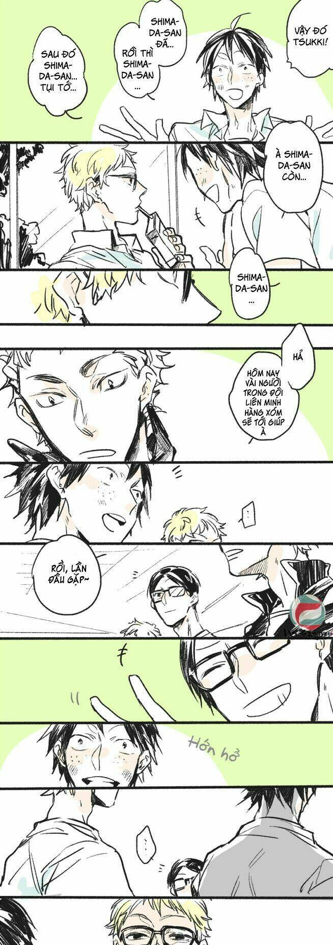 bóng chuyền nảy lửa - doujinshi chapter 7 2