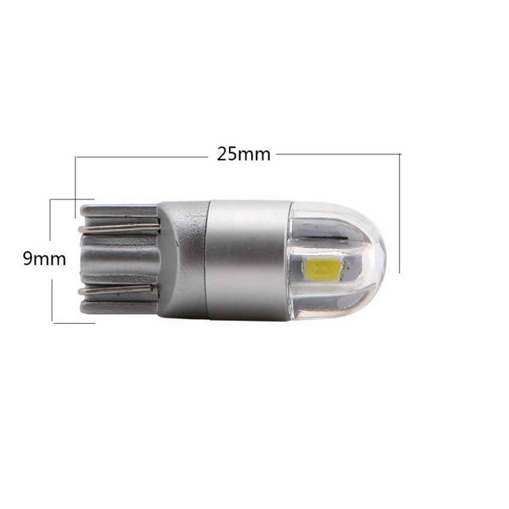 2 Pieces Universal Car 12V T10 3030 2SMD LED Light Lamp Bulb