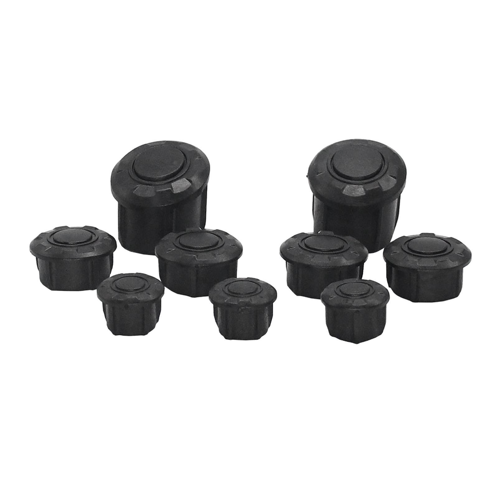 Motorcycle Frame Hole Cover Caps Plug Decorative Frame Caps Set Fit for