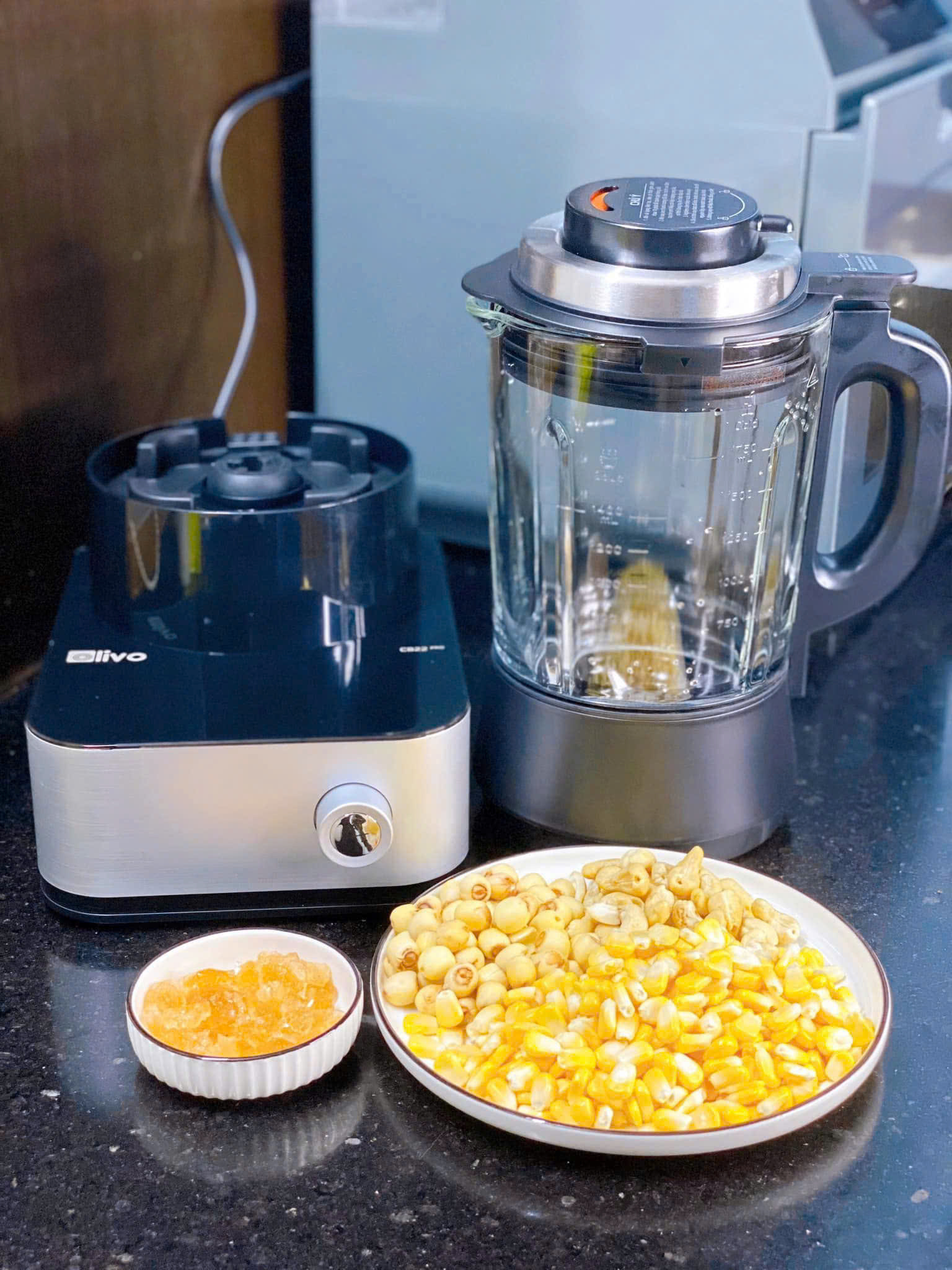 [Hàng chính hãng] Máy Làm Sữa Hạt OLIVO CB22 Pro - Công Suất 1800W 1.75L - Mâm Nhiệt Gốm Chống Dính