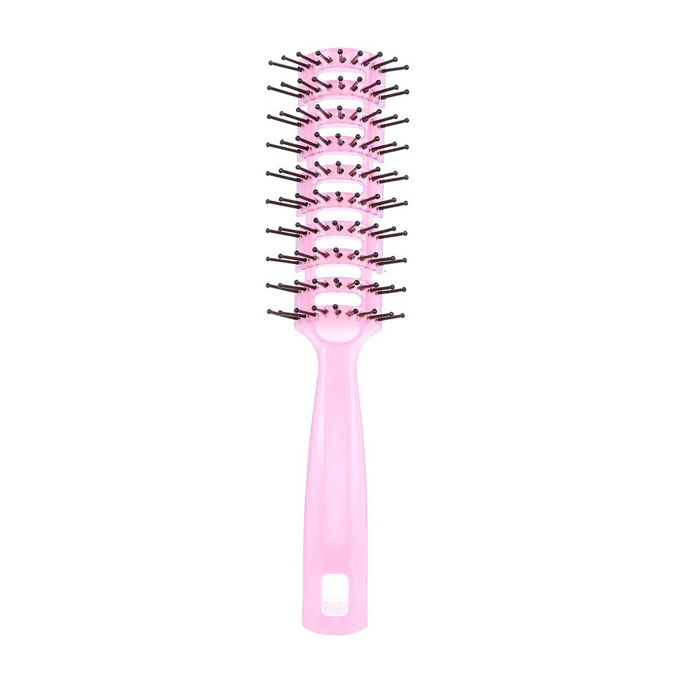 Lược thơm bán nguyệt Nhật Bản tạo độ phồng cho tóc MINISO RESIN GLOSSY ROLL COMB ( màu hồng nhạt) chính hãng – MNS104