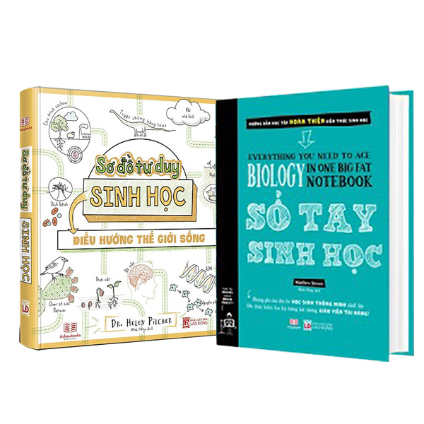 SỔ TAY SINH HỌC, SƠ ĐỒ TƯ DUY SINH HỌC - Á CHÂU BOOKS